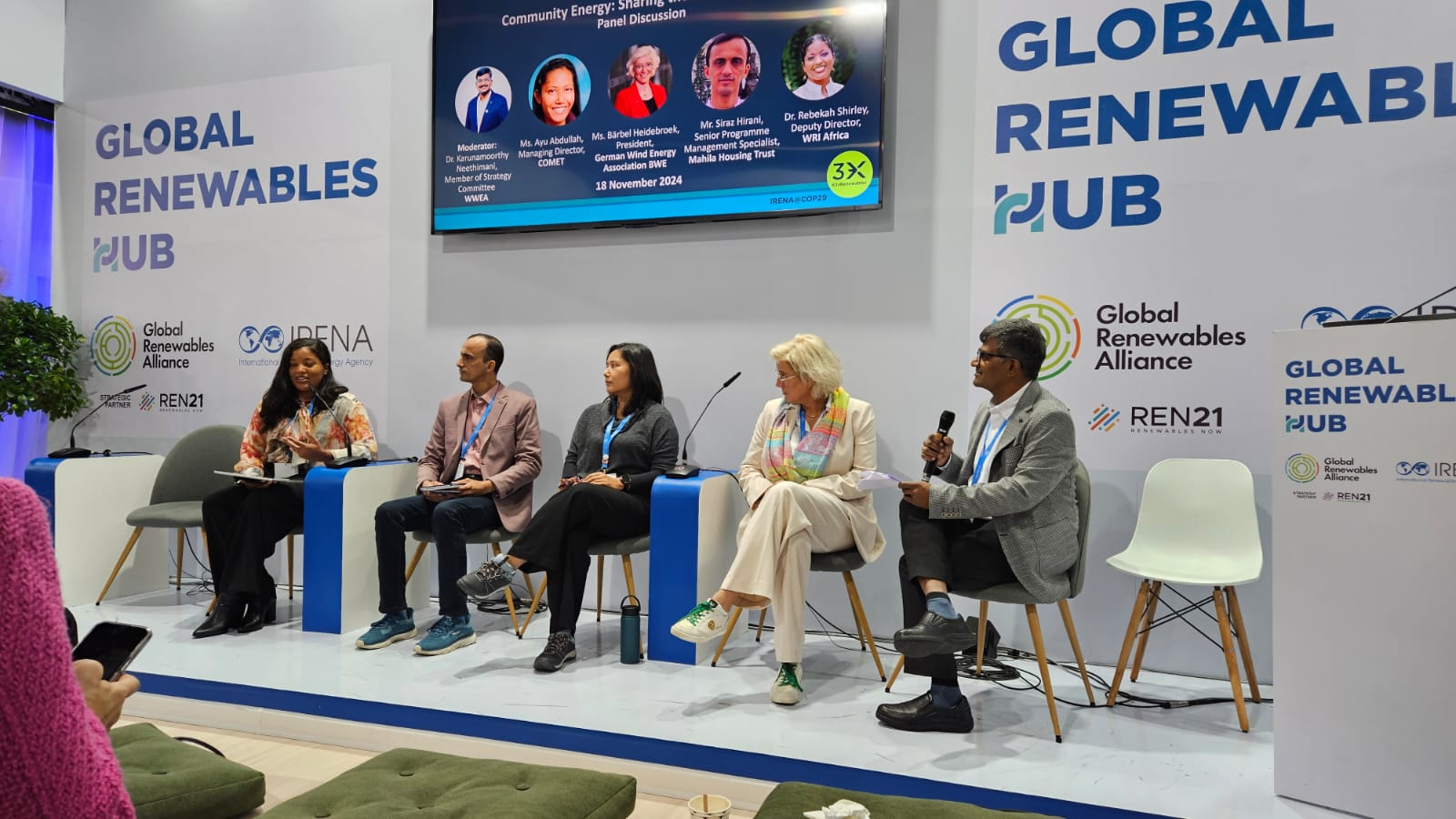 WWEA at IRENA launch of community energy white paper